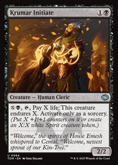 Iniciado Krumar / Krumar Initiate - Magic: The Gathering - MoxLand