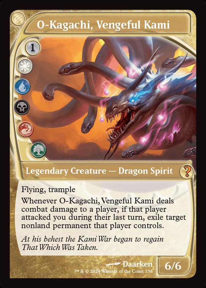 O-Kagashi, Kami Vingativo / O-Kagachi, Vengeful Kami - Magic: The Gathering - MoxLand