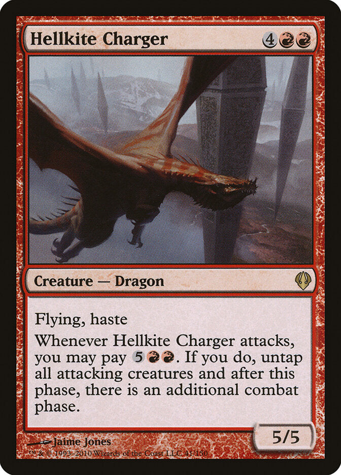 Dragão Avérneo Atacante / Hellkite Charger - Magic: The Gathering - MoxLand