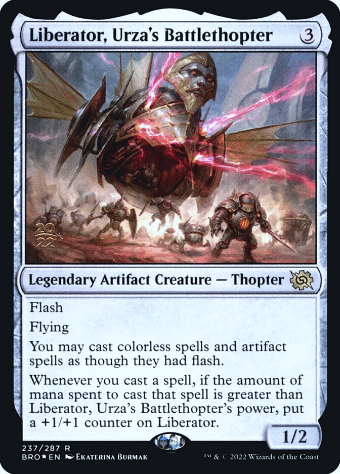 Libertador, Tóptero de Batalha de Urza / Liberator, Urza's Battlethopter - Magic: The Gathering - MoxLand
