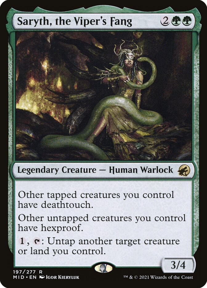 Saryth, a Presa da Víbora / Saryth, the Viper's Fang - Magic: The Gathering - MoxLand