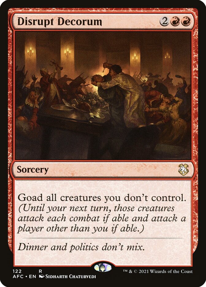 Quebrar o Decoro / Disrupt Decorum - Magic: The Gathering - MoxLand