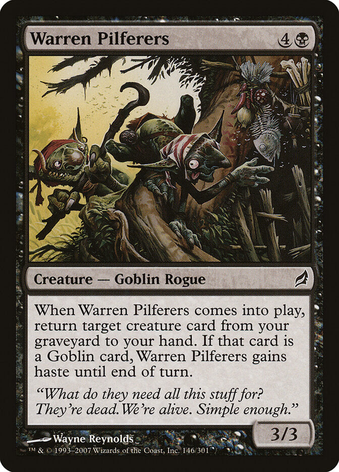 Gatunos do Vilarejo / Warren Pilferers - Magic: The Gathering - MoxLand