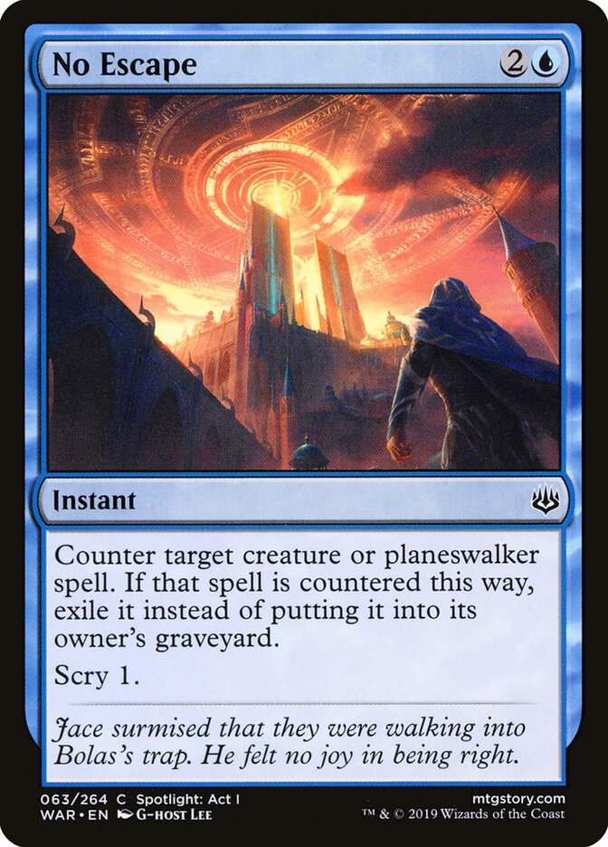 Sem Escapatória / No Escape - Magic: The Gathering - MoxLand