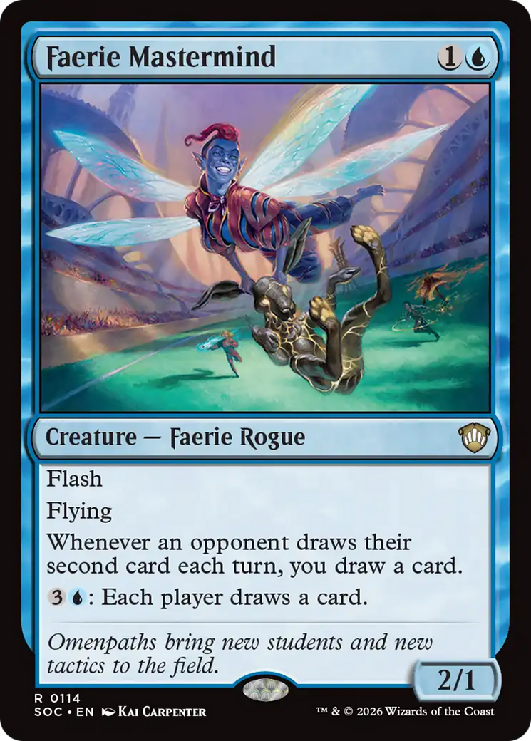 Mente Mestra Feérica / Faerie Mastermind - Magic: The Gathering - MoxLand