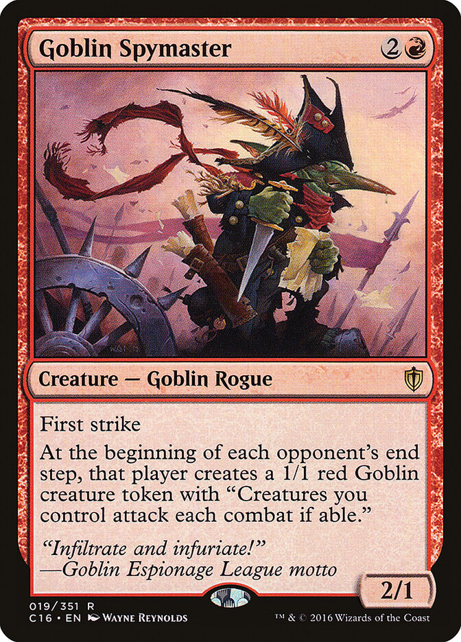 Espião-mestre Goblin / Goblin Spymaster - Magic: The Gathering - MoxLand