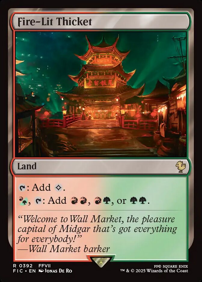 Bosque das Tochas / Fire-Lit Thicket - Magic: The Gathering - MoxLand
