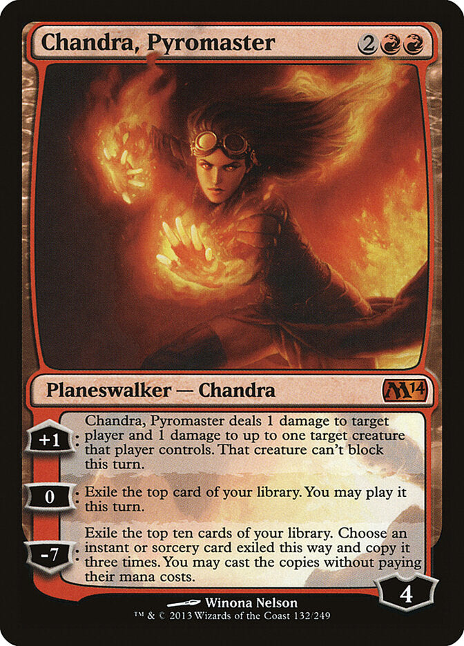 Chandra, Piromestra / Chandra, Pyromaster - Magic: The Gathering - MoxLand