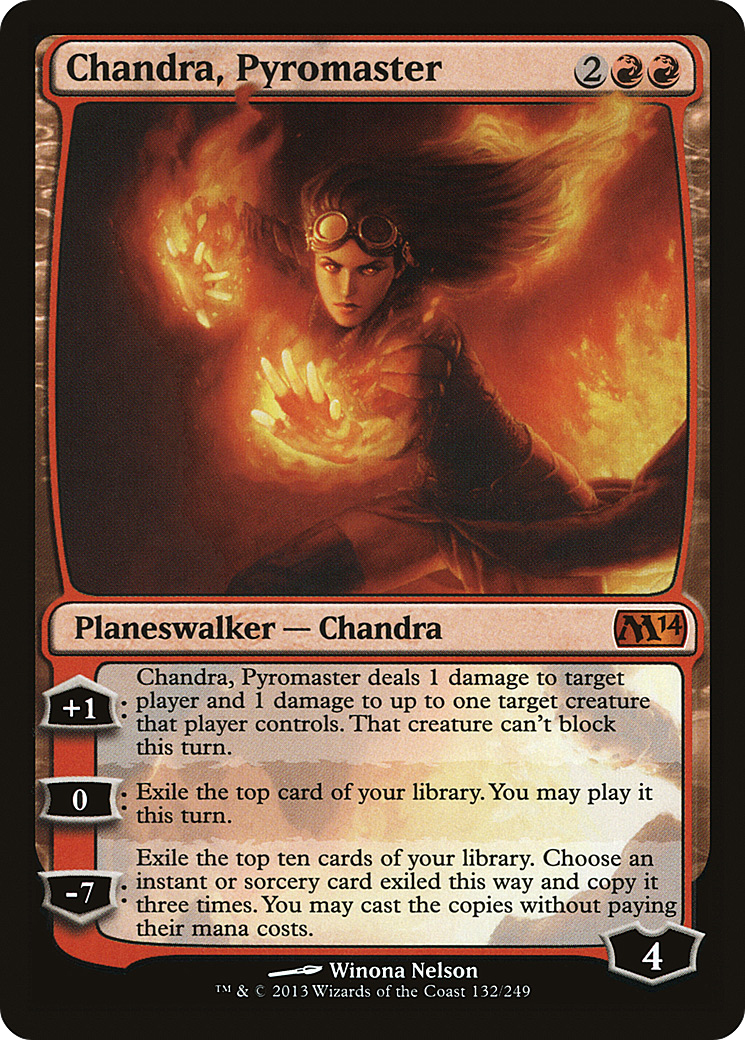 Chandra, Piromestra / Chandra, Pyromaster - Magic: The Gathering - MoxLand