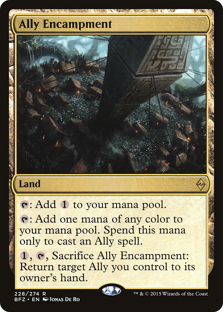 Acampamento Aliado / Ally Encampment - Magic: The Gathering - MoxLand