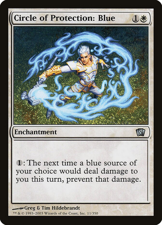 Círculo de Proteção: Azul / Circle of Protection: Blue - Magic: The Gathering - MoxLand