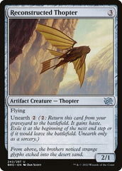 Tóptero Reconstruído / Reconstructed Thopter - Magic: The Gathering - MoxLand