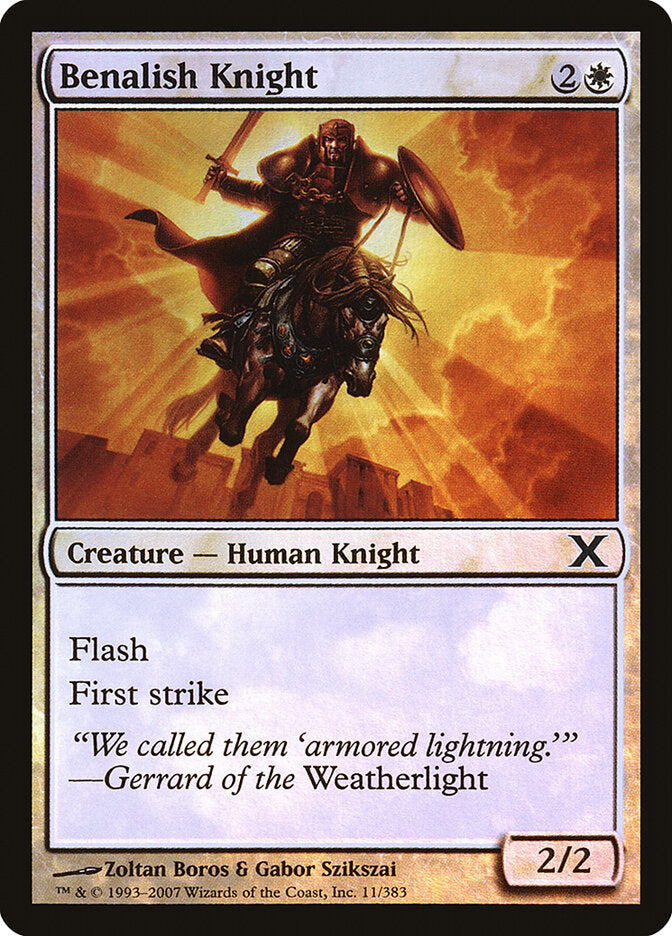 Cavaleiro de Benália / Benalish Knight - Magic: The Gathering - MoxLand