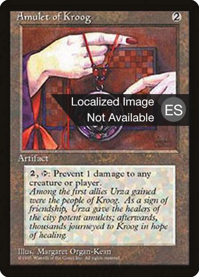 Amuleto de Kroog / Amulet of Kroog - Magic: The Gathering - MoxLand
