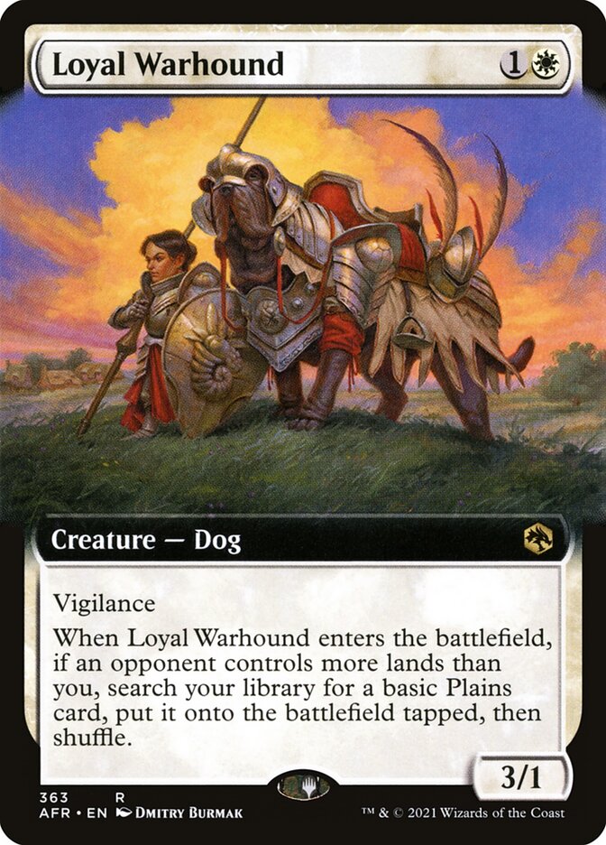 Cão de Guerra Leal / Loyal Warhound - Magic: The Gathering - MoxLand