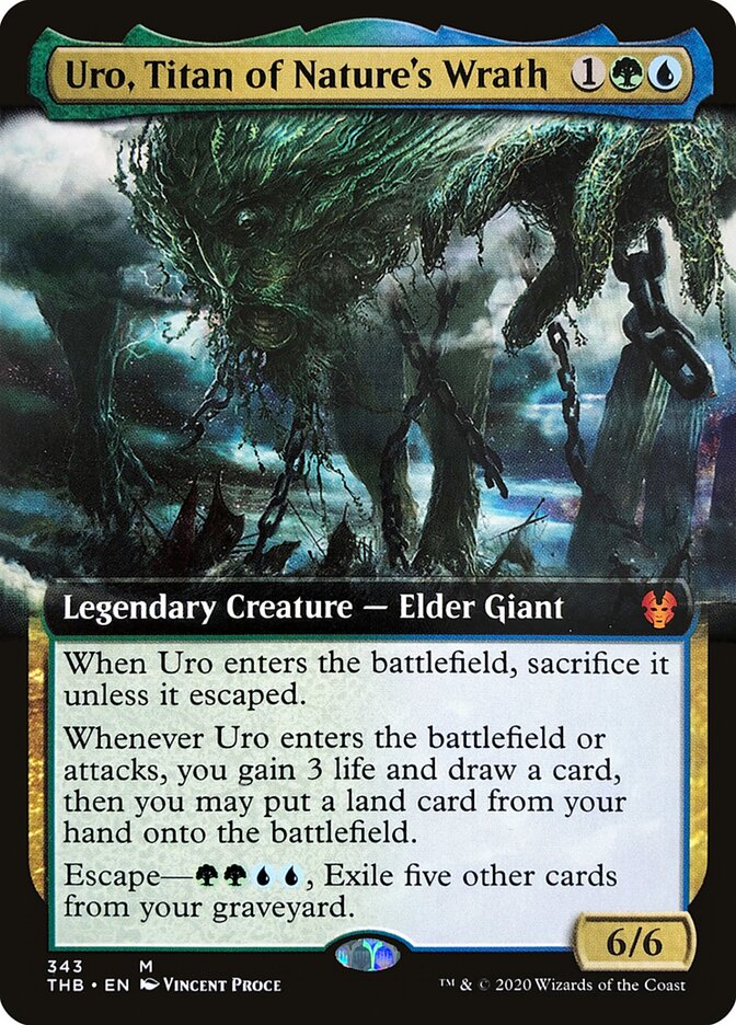 Uro, Titã da Ira da Natureza / Uro, Titan of Nature's Wrath - Magic: The Gathering - MoxLand