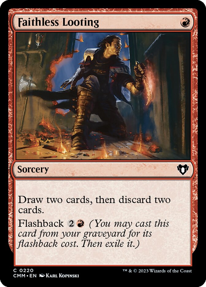 Pilhagem Infiel / Faithless Looting - Magic: The Gathering - MoxLand
