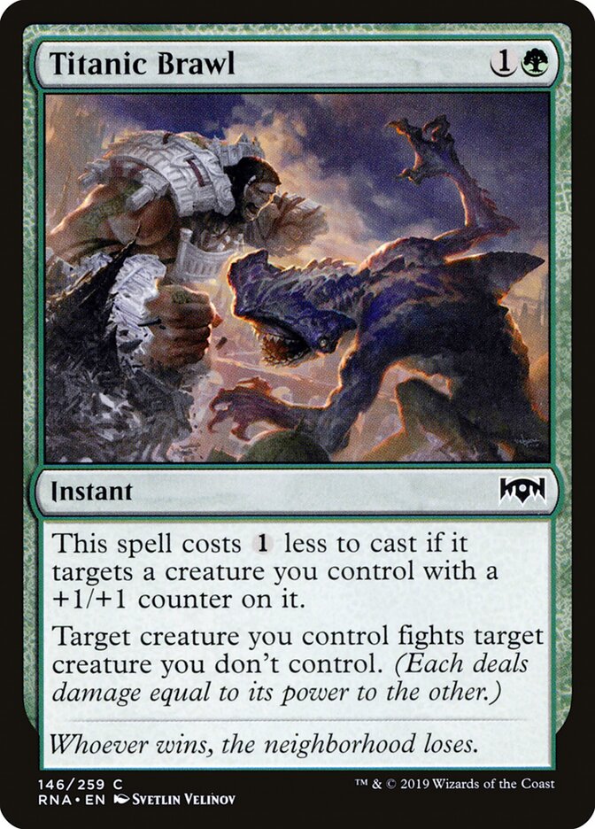 Briga Titânica / Titanic Brawl - Magic: The Gathering - MoxLand