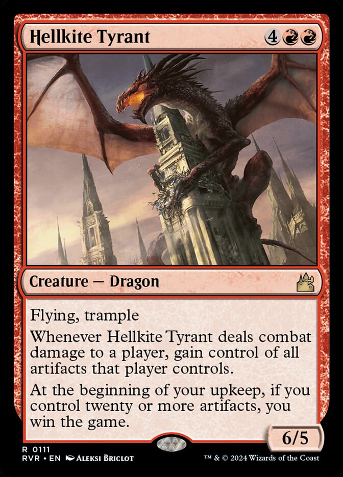 Tirano Dragão Avérneo / Hellkite Tyrant - Magic: The Gathering - MoxLand
