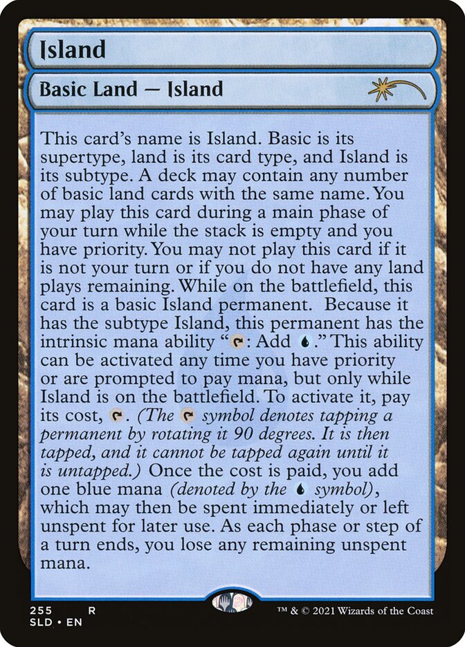 Ilha / Island - Magic: The Gathering - MoxLand
