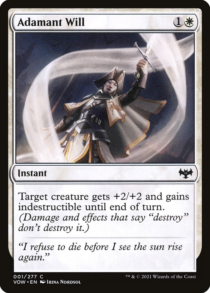 Vontade Adamantina / Adamant Will - Magic: The Gathering - MoxLand