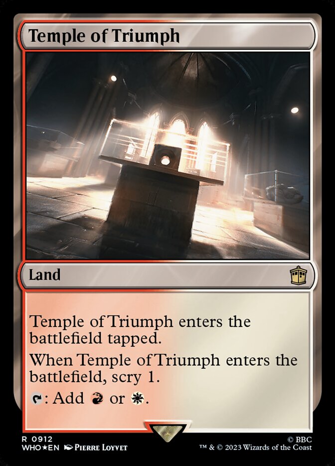 Templo do Triunfo / Temple of Triumph - Magic: The Gathering - MoxLand