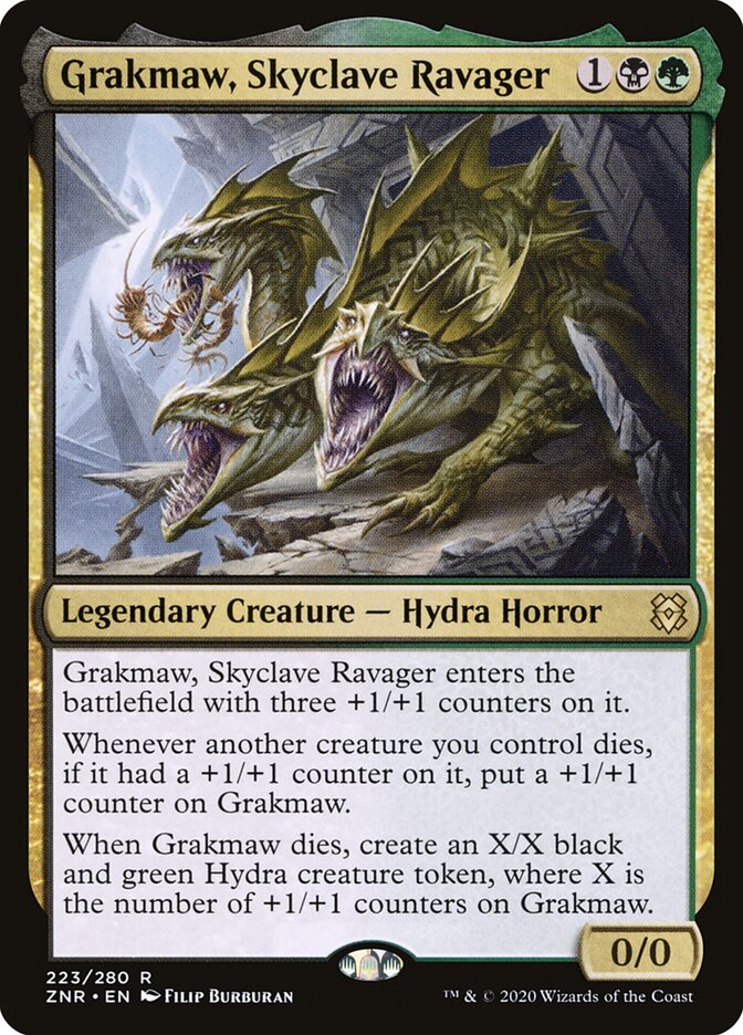 Gragorja, Ruína do Enclave Celeste / Grakmaw, Skyclave Ravager - Magic: The Gathering - MoxLand