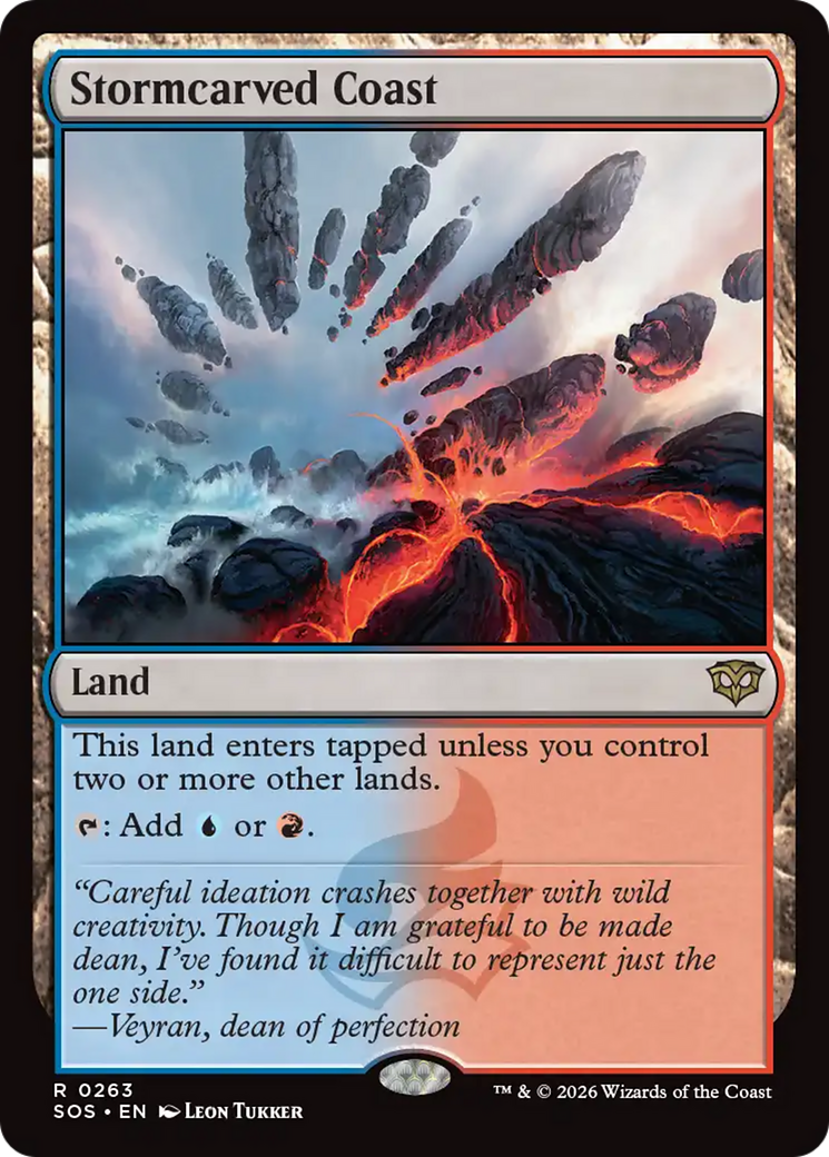 Costa Esculpida pelas Tempestades / Stormcarved Coast - Magic: The Gathering - MoxLand