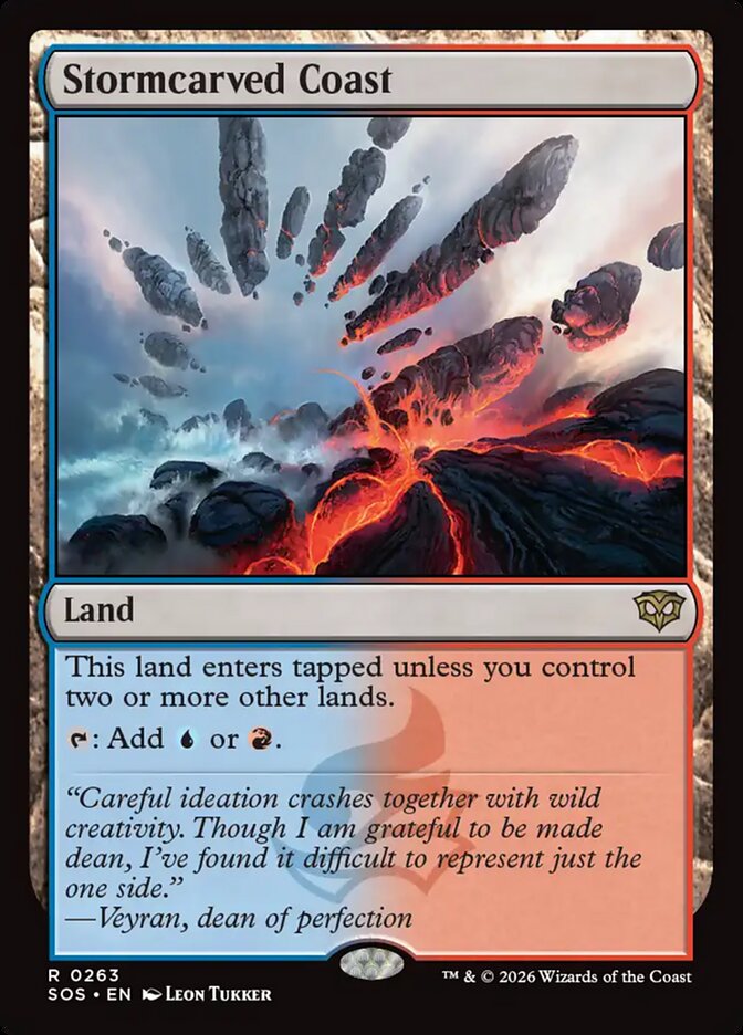 Costa Esculpida pelas Tempestades / Stormcarved Coast - Magic: The Gathering - MoxLand