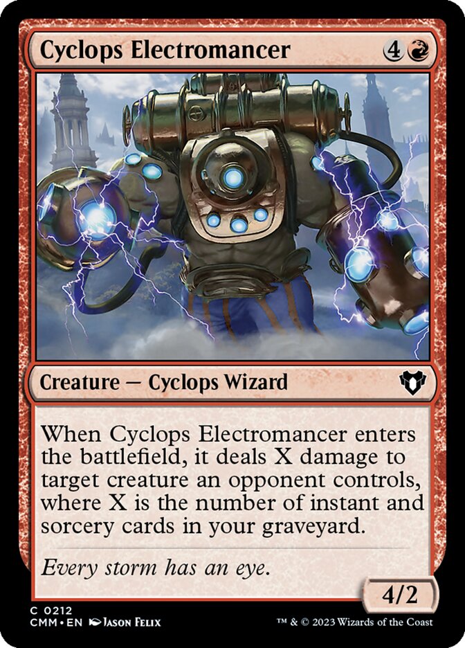 Eletromante Ciclope / Cyclops Electromancer - Magic: The Gathering - MoxLand