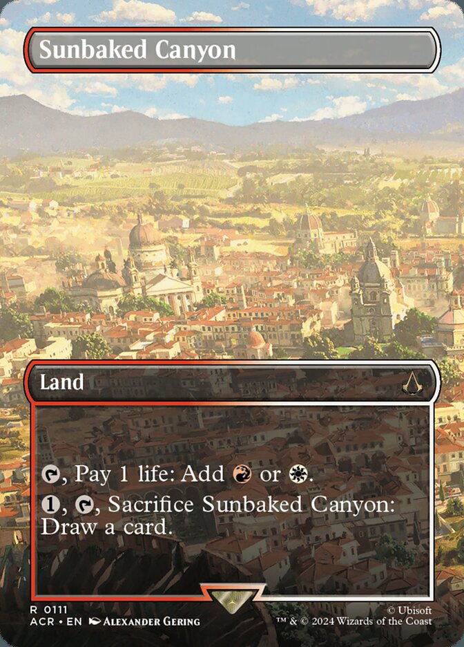 Desfiladeiro Calcinado pelo Sol / Sunbaked Canyon - Magic: The Gathering - MoxLand