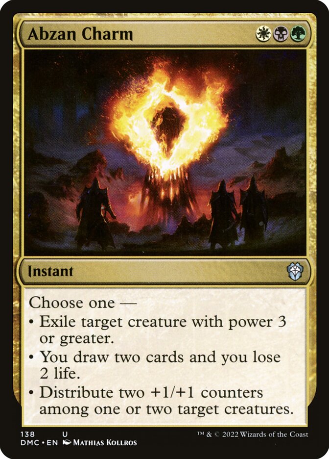 Amuleto Abzan / Abzan Charm - Magic: The Gathering - MoxLand