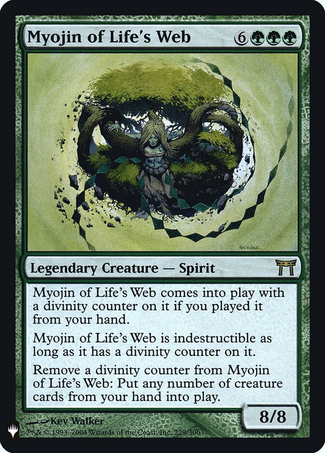Myojin da Teia Vital / Myojin of Life's Web - Magic: The Gathering - MoxLand