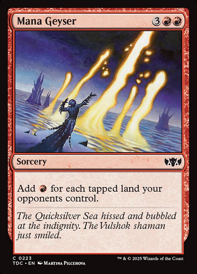 Gêiser de Mana / Mana Geyser - Magic: The Gathering - MoxLand