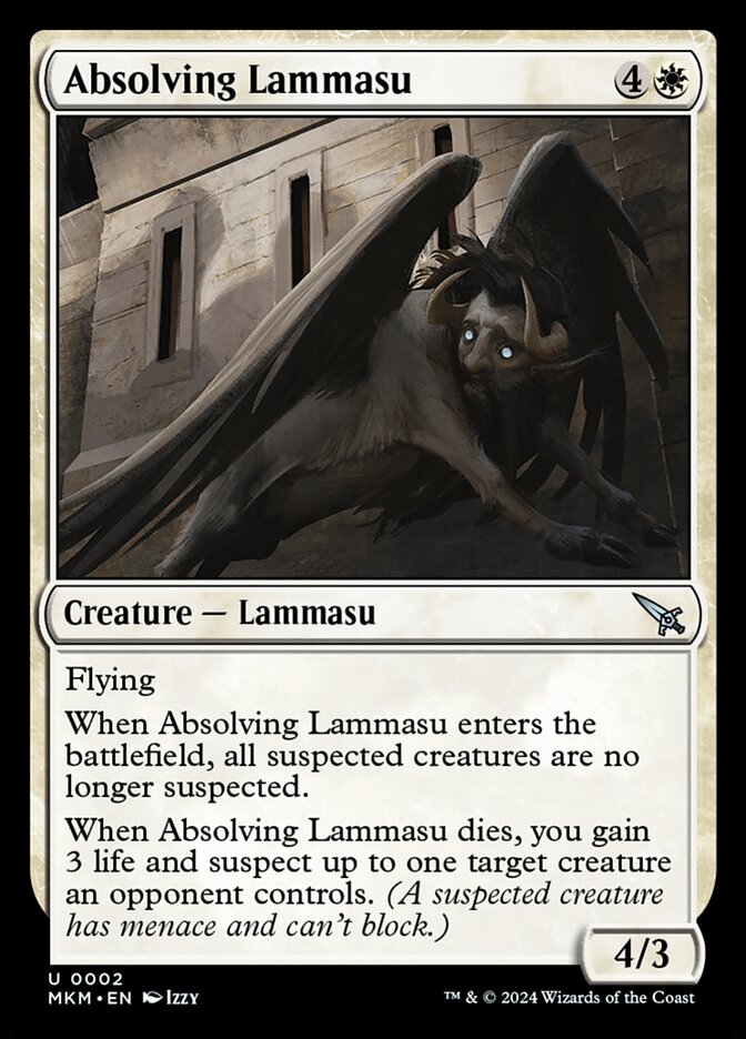 Lammasu da Absolvição / Absolving Lammasu - Magic: The Gathering - MoxLand