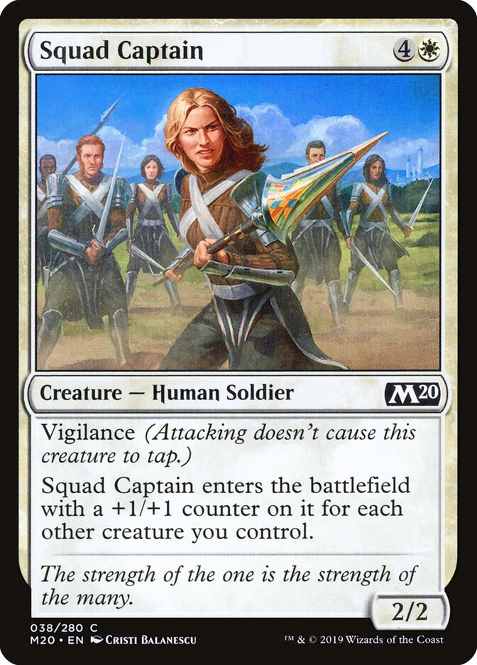 Capitã de Esquadrão / Squad Captain - Magic: The Gathering - MoxLand