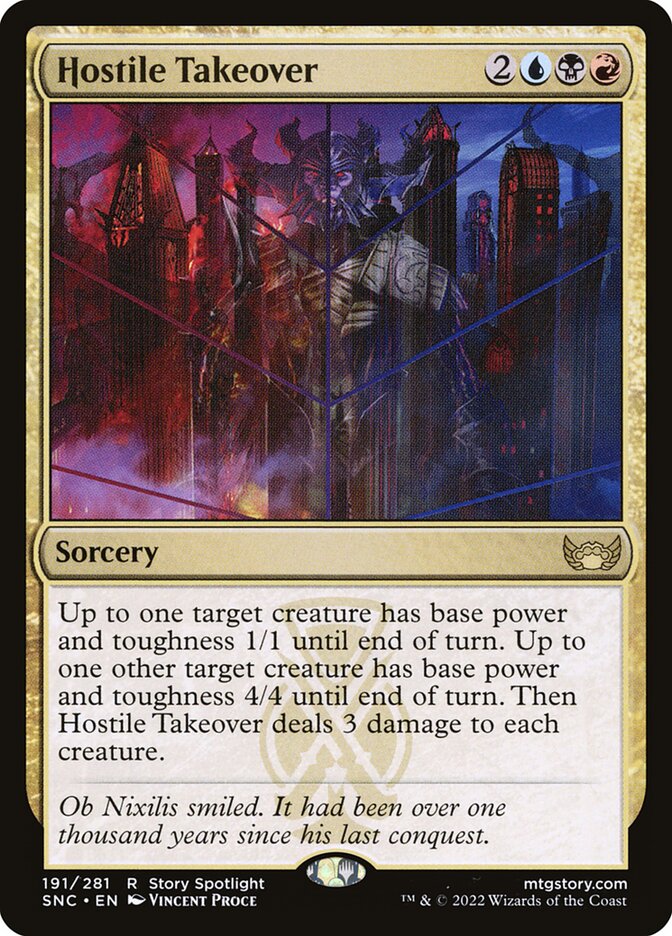 Aquisição Hostil / Hostile Takeover - Magic: The Gathering - MoxLand
