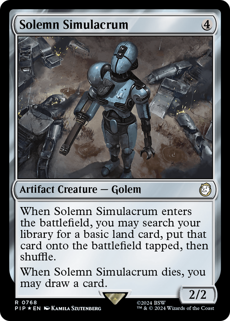Simulacro Solene / Solemn Simulacrum - Magic: The Gathering - MoxLand