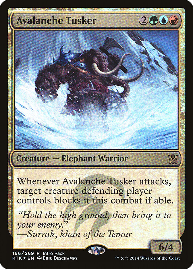 Dentudo da Avalanche / Avalanche Tusker - Magic: The Gathering - MoxLand