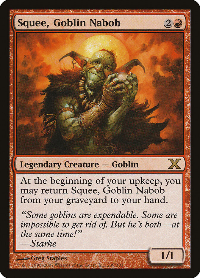 Squee, Nabobo Goblin / Squee, Goblin Nabob - Magic: The Gathering - MoxLand