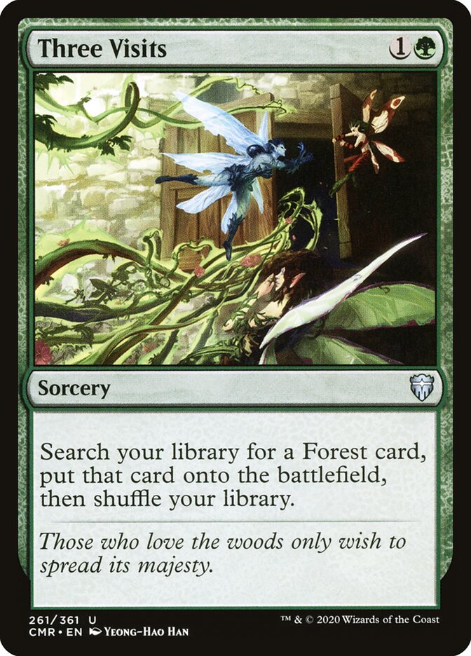 Três Visitas / Three Visits - Magic: The Gathering - MoxLand