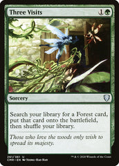 Três Visitas / Three Visits - Magic: The Gathering - MoxLand