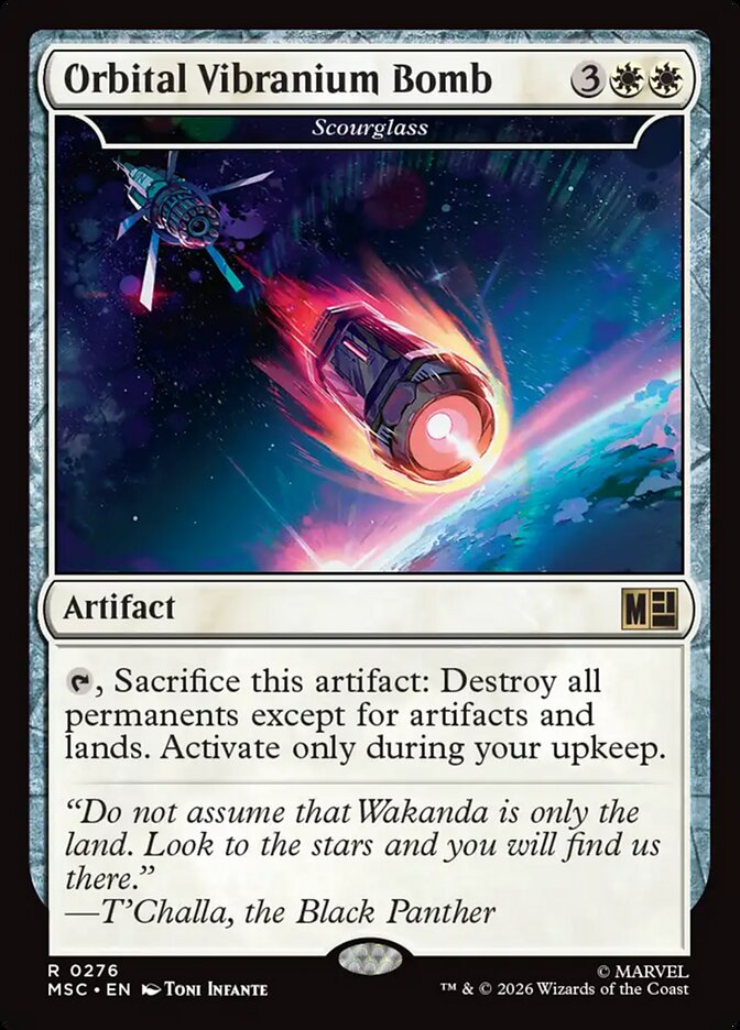 Orbital Vibranium Bomb - Magic: The Gathering - MoxLand