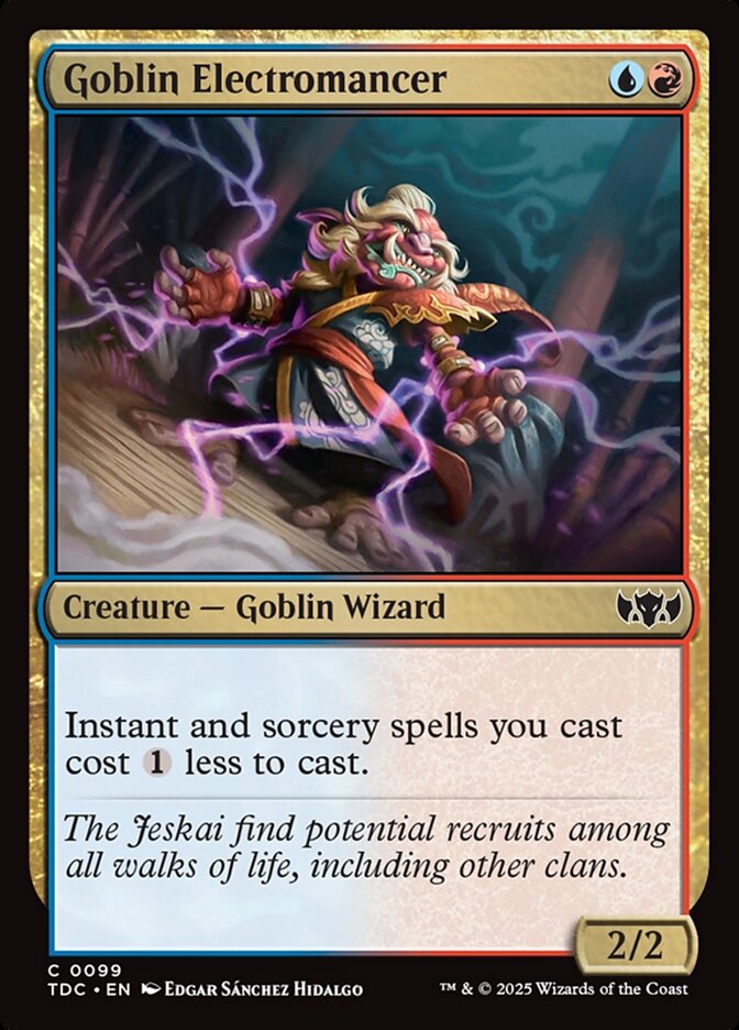 Eletromante Goblin / Goblin Electromancer - Magic: The Gathering - MoxLand