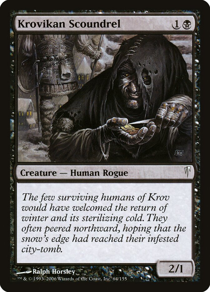 Velhaco Krovikano / Krovikan Scoundrel - Magic: The Gathering - MoxLand