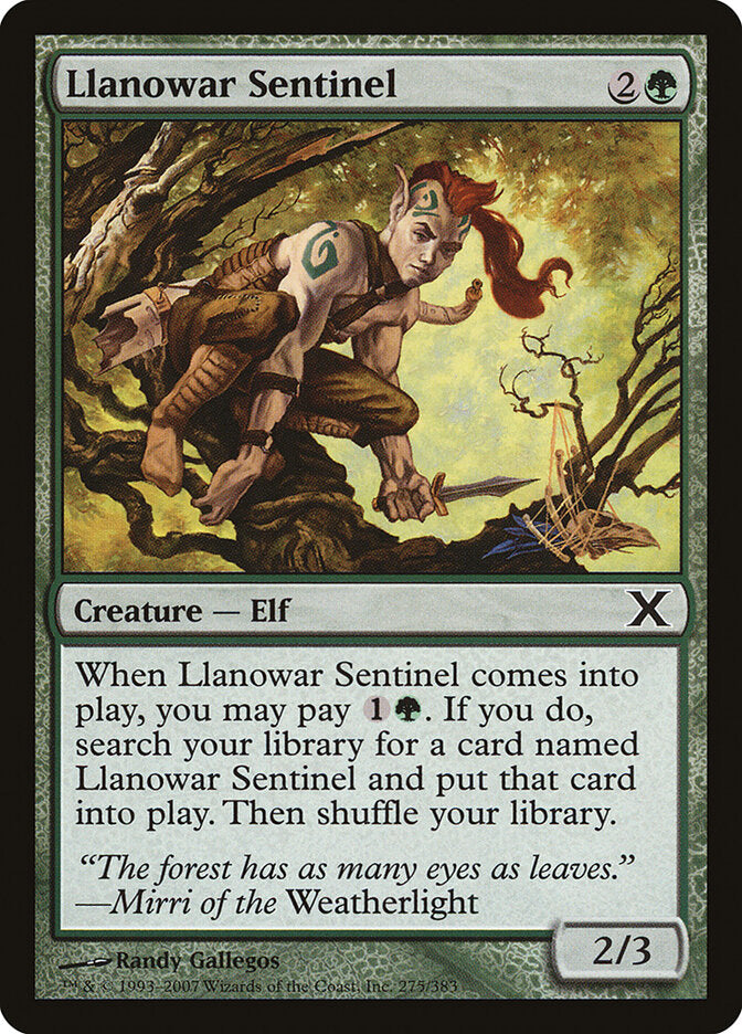 Sentinela de Llanowar / Llanowar Sentinel - Magic: The Gathering - MoxLand