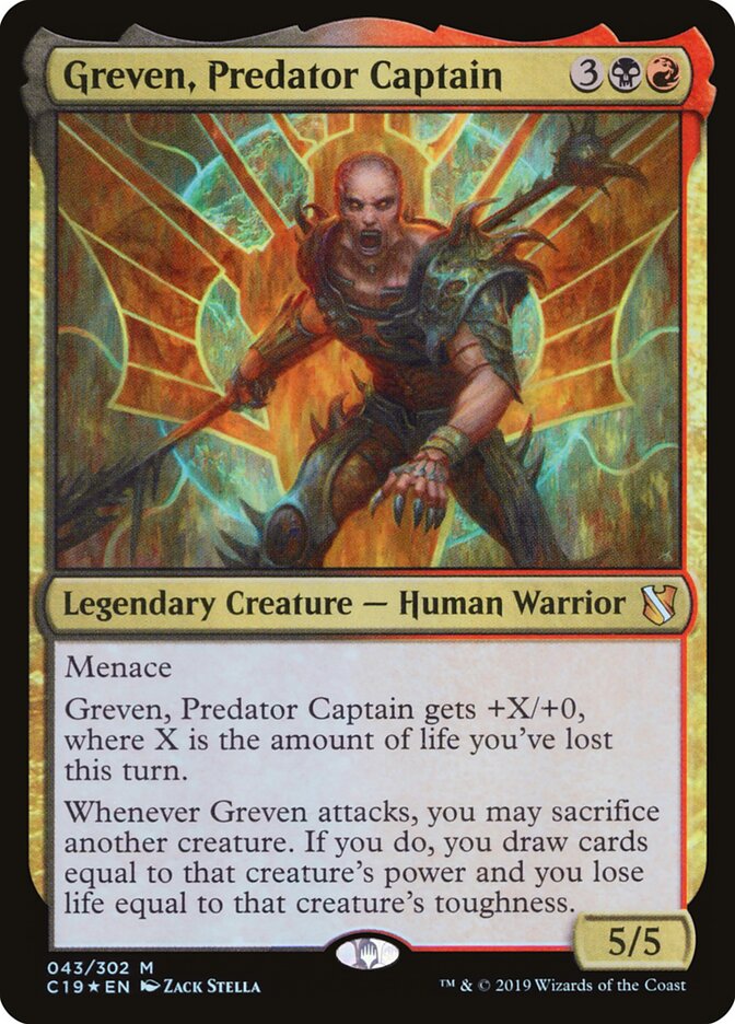 Greven, Capitão Predador / Greven, Predator Captain - Magic: The Gathering - MoxLand