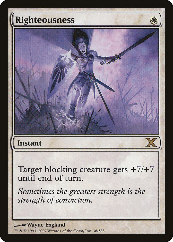 Integridade / Righteousness - Magic: The Gathering - MoxLand
