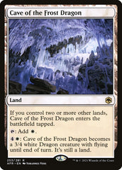 Caverna do Dragão Gélido / Cave of the Frost Dragon - Magic: The Gathering - MoxLand