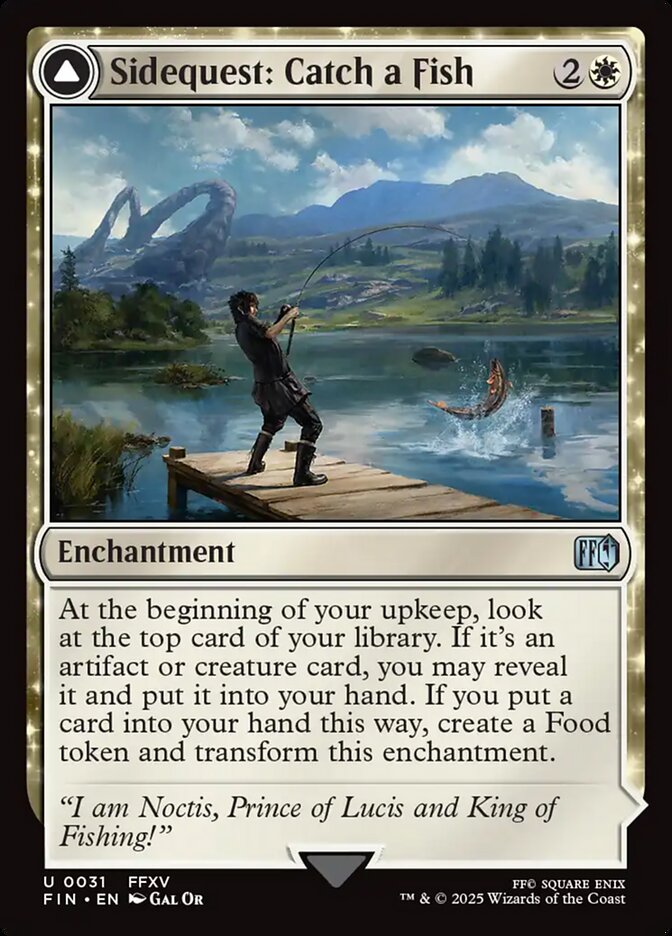 Missão Secundária: Pegar um Peixe / Sidequest: Catch a Fish - Magic: The Gathering - MoxLand